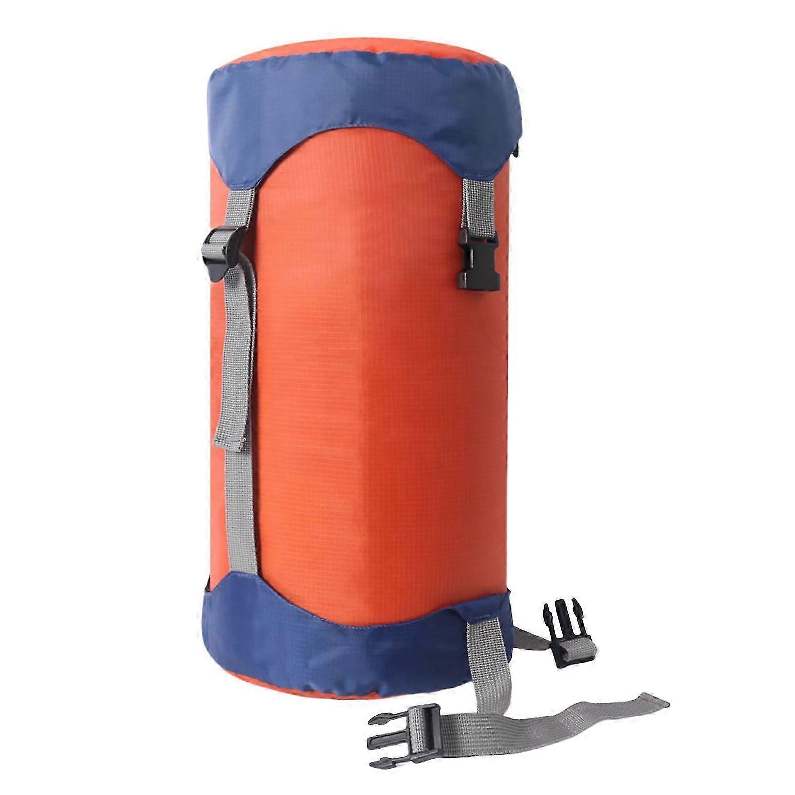 2026 Space Saving Sleep Bag Cover Polyester Ripstop Fabric Campers Storage for Travel and Outdoor Activity orange