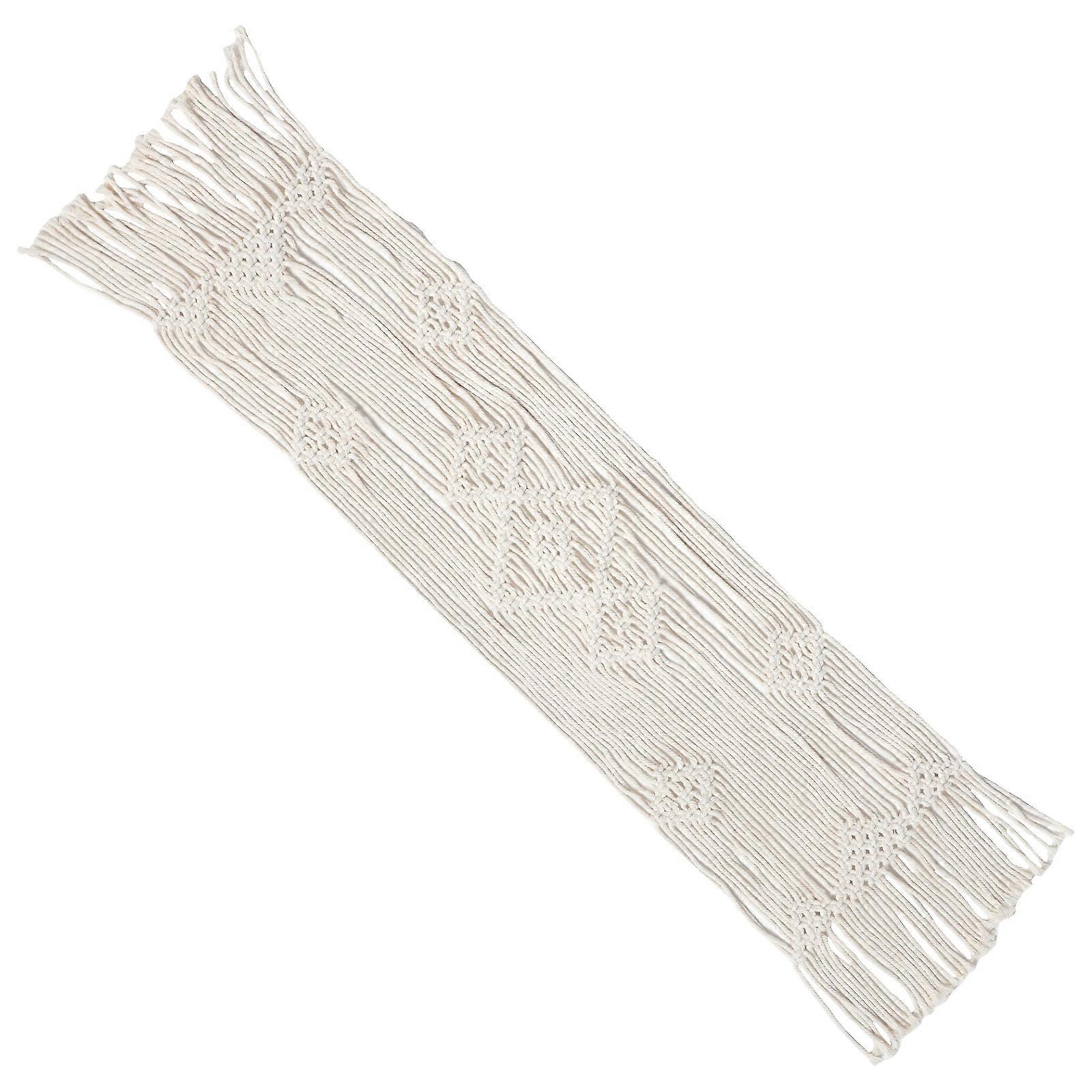 Woven Tablecloth Nordic Macrame Runner for Party Decoration 3Pcs