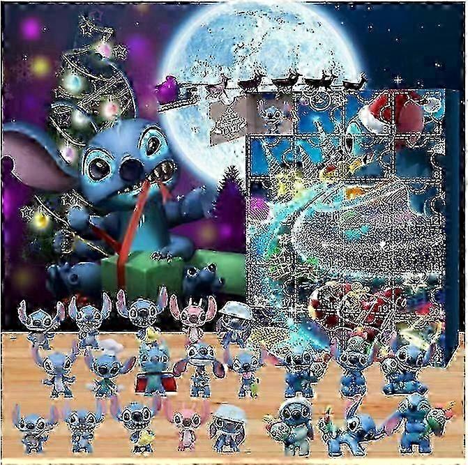 2025 Christmas Advent Calendar 2024 Stitch Christmas Advent Calendar Blind Box 24 Christmas Countdown Gift Ornamentschrui20