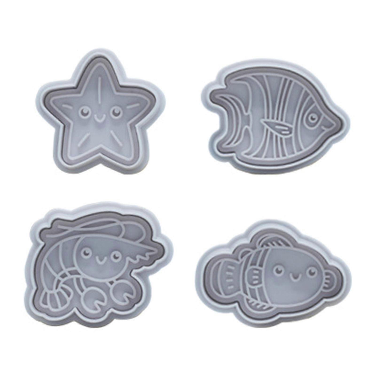 Biscuit Cutters Plastic Material Baking Gadgets for Kitchen Baking Cookie Use