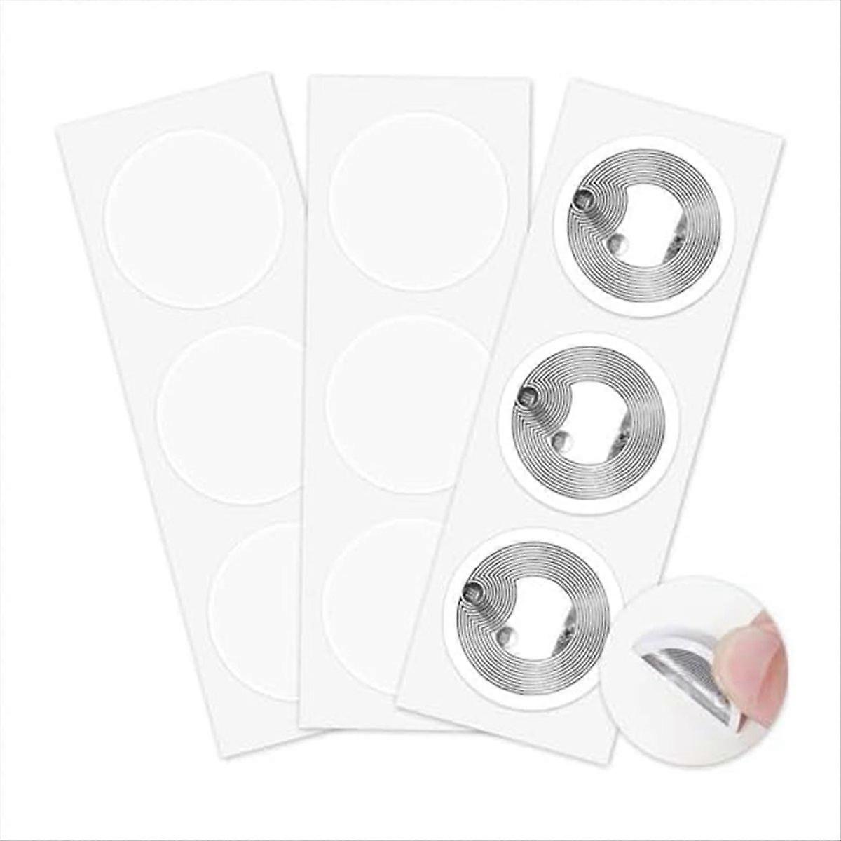60Pcs NFC Stickers NFC Tag Chip Rewritable NFC Tag Compatible NFC Enabled Mobile Devices