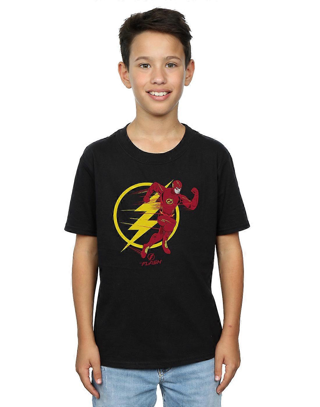 DC Comics Boys The Flash Running Emblem T-Shirt