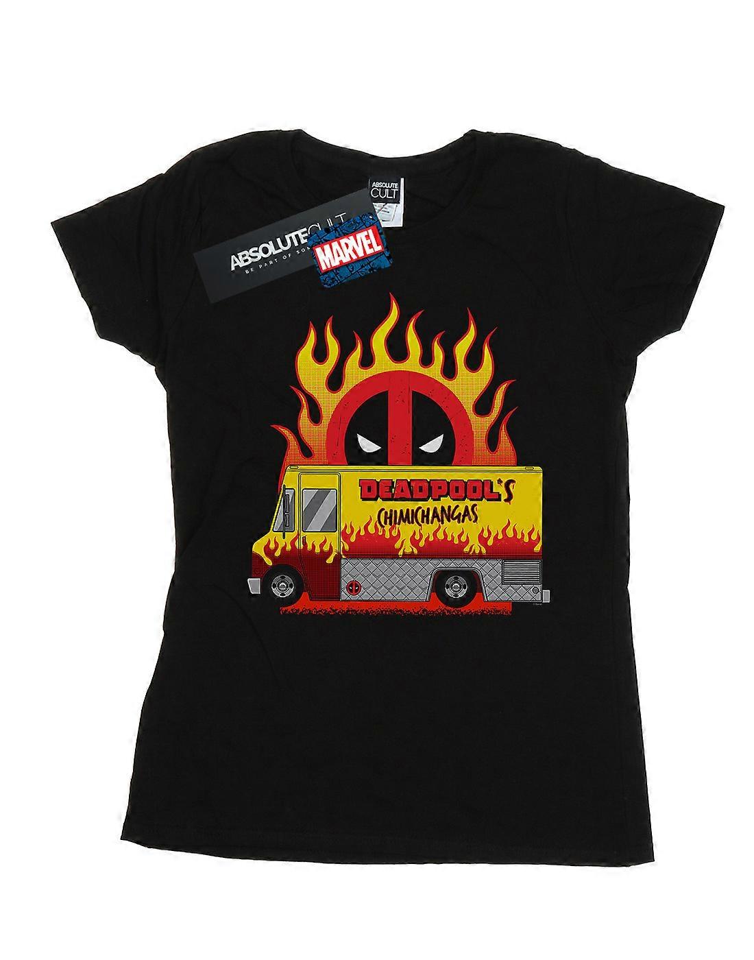 Marvel Women's Deadpool Chimichangas Van T-Shirt