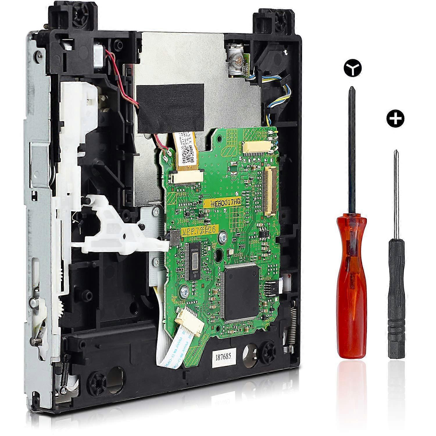 DVD Drive Replacement with PCB Board, PlugandPlay, Fits D4 D32 DMS D2B D2C D2A D2E for Nintendo Wii