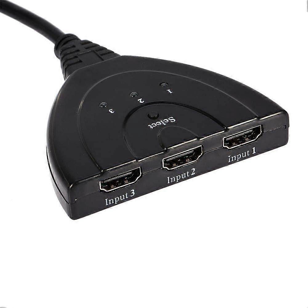 HDMI Switch 3 Port Splitter Dual Display Output Full HD 1080p Multiple Device Support