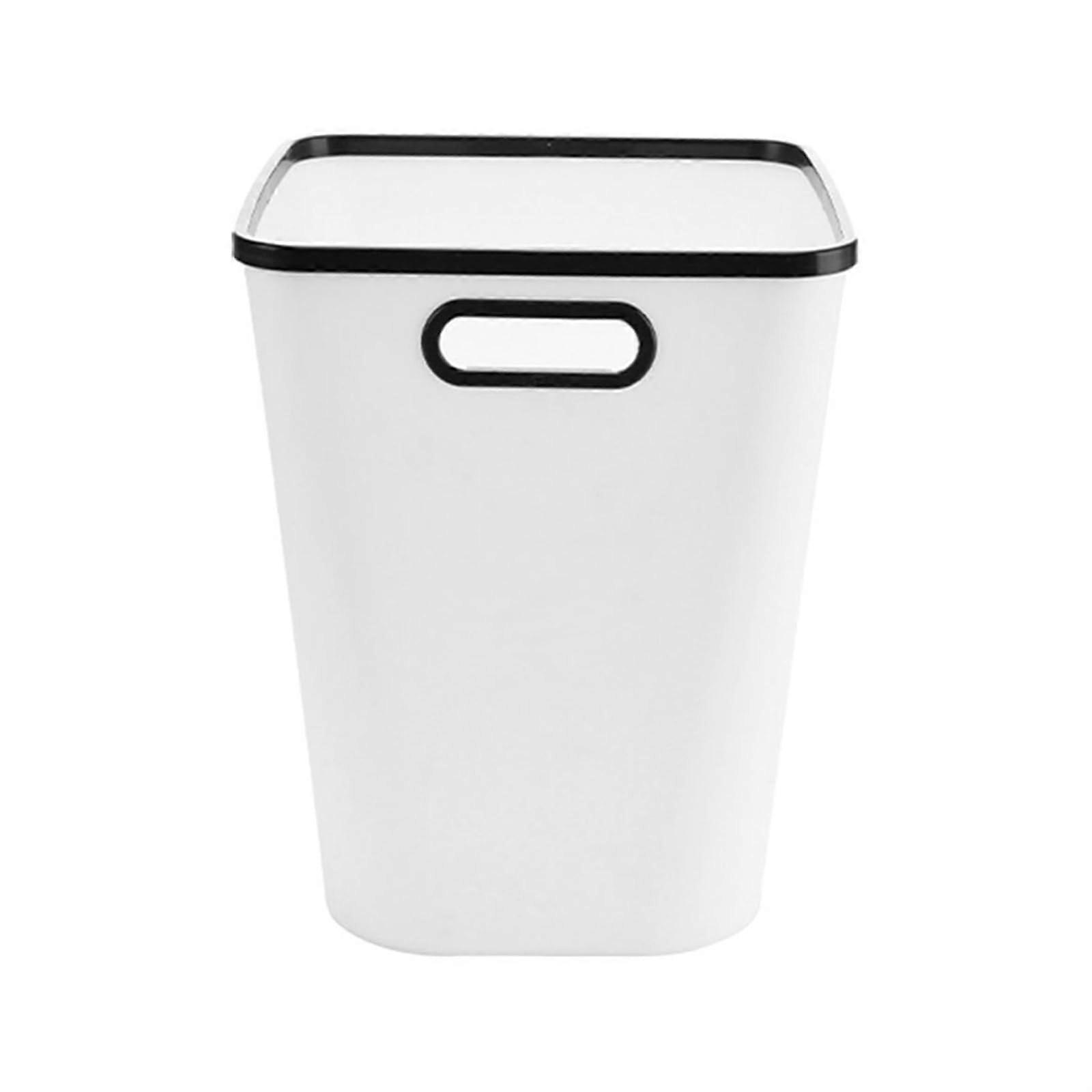 12 Liter Kitchen Trash Can, Modern Round Indoor Garbage Bin, SpaceSaving Easy Clean Design