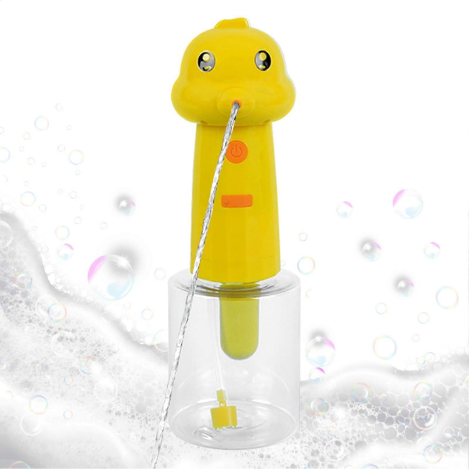 Dog Shampoo Dispenser with Automatic Foaming Technology, USB Rechargeable 400ml Pet Bathing Tool, Yellow