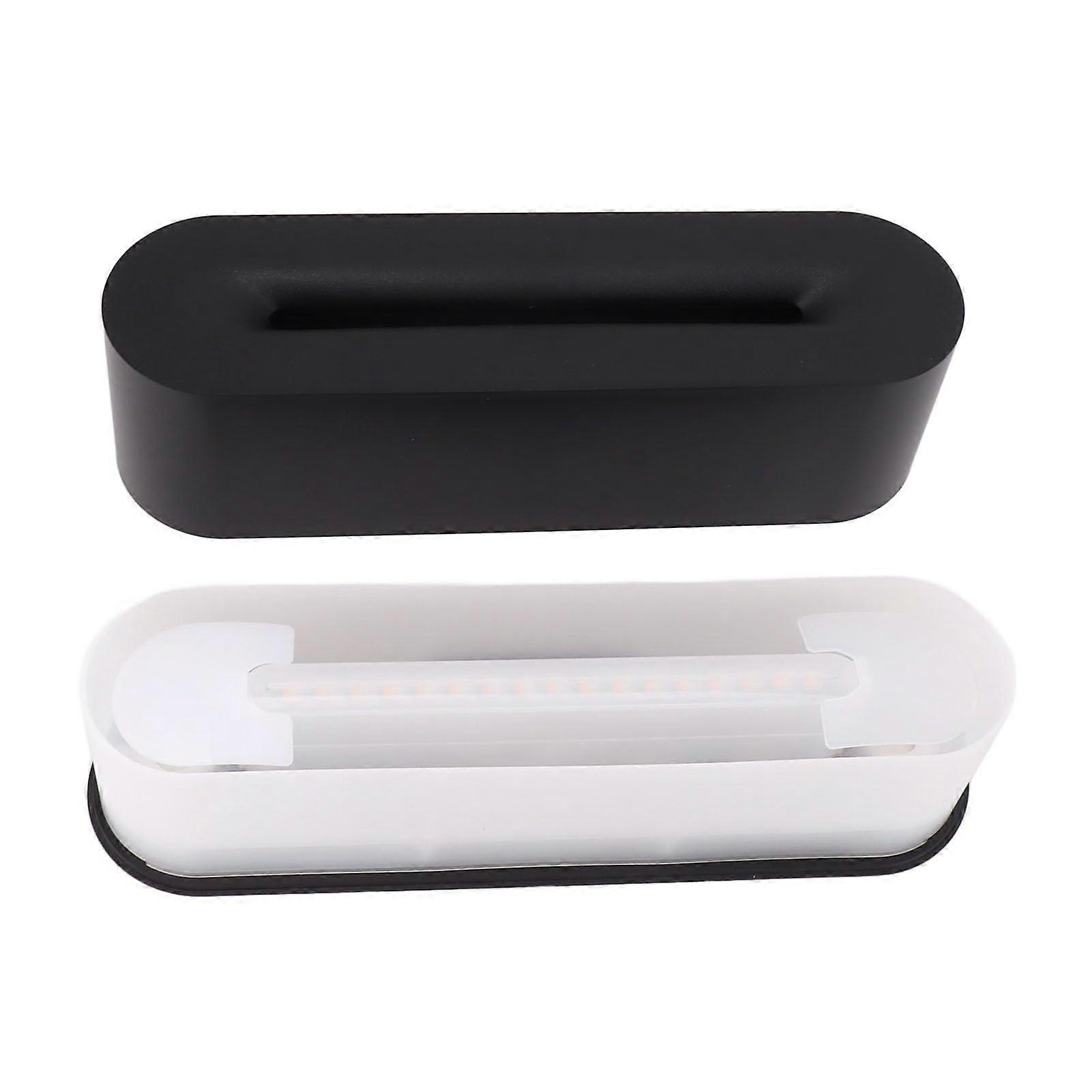 Flame Humidifier with 7 Color Flame Effect, USB Powered Aroma Diffuser for Room Bedroom Office Black