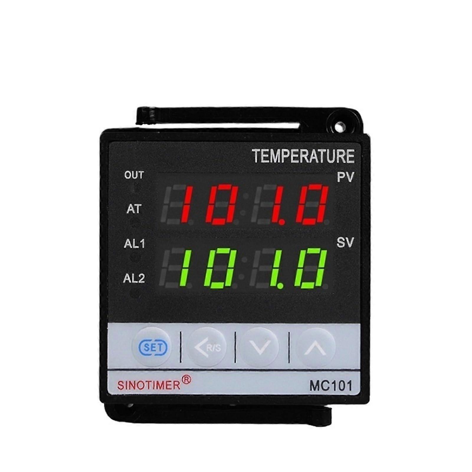 Digital Temperature Controller 12V 48x48mm Panel with Relay and SSR Output for Precise Control