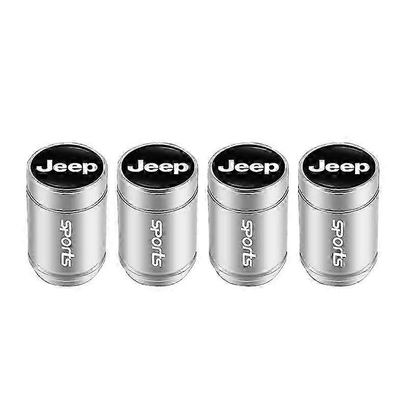 4pcs Tire Valve Caps for Jeep Models