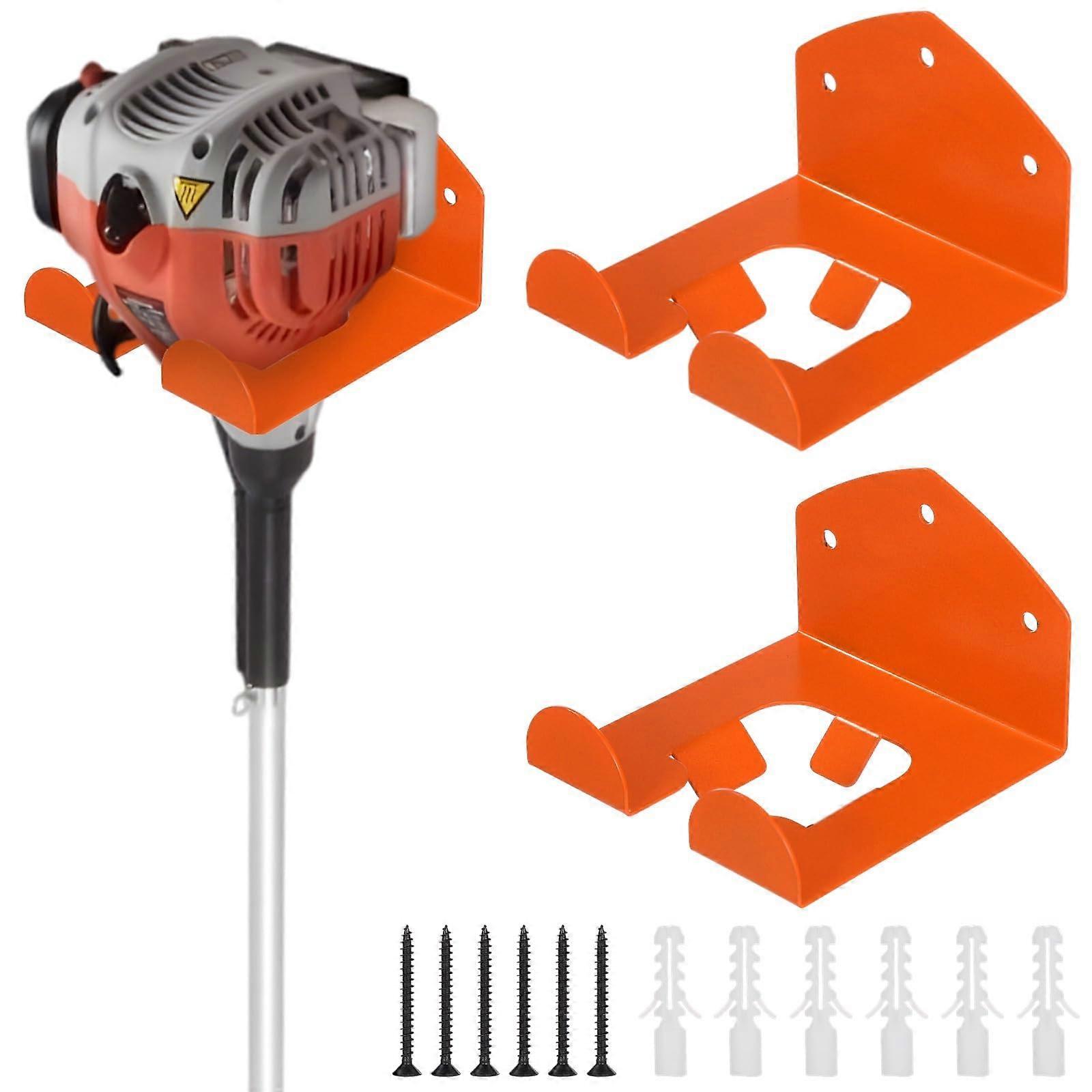 Wall Mounted Tool Holder Heavy Duty Garden and Garage Organizer Rack with Rustproof Coating