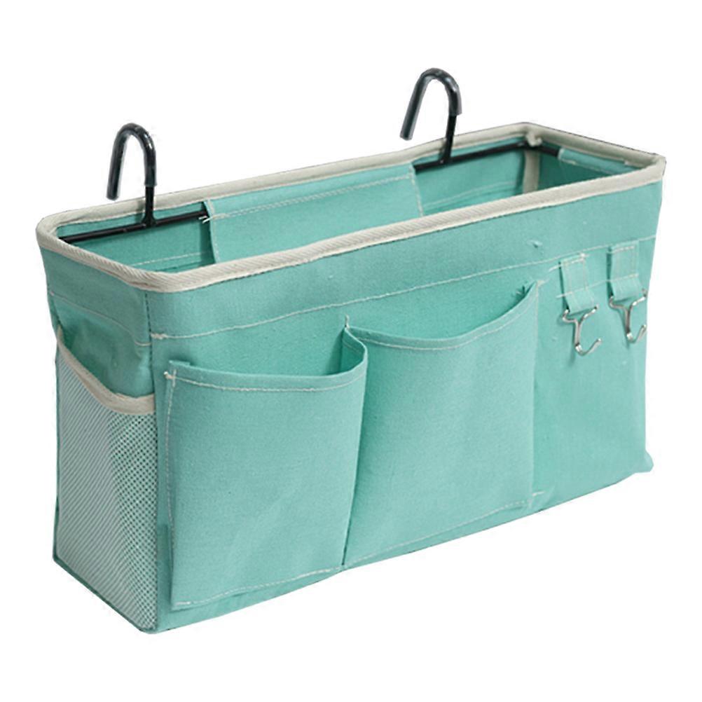 Bedside Container Blue Hanging Basket Organizer for 1Pcs Use