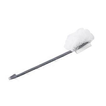 Back Scrubber for Shower with Ergonomic Long Handle, DualSided Bath Brush for Exfoliating Body