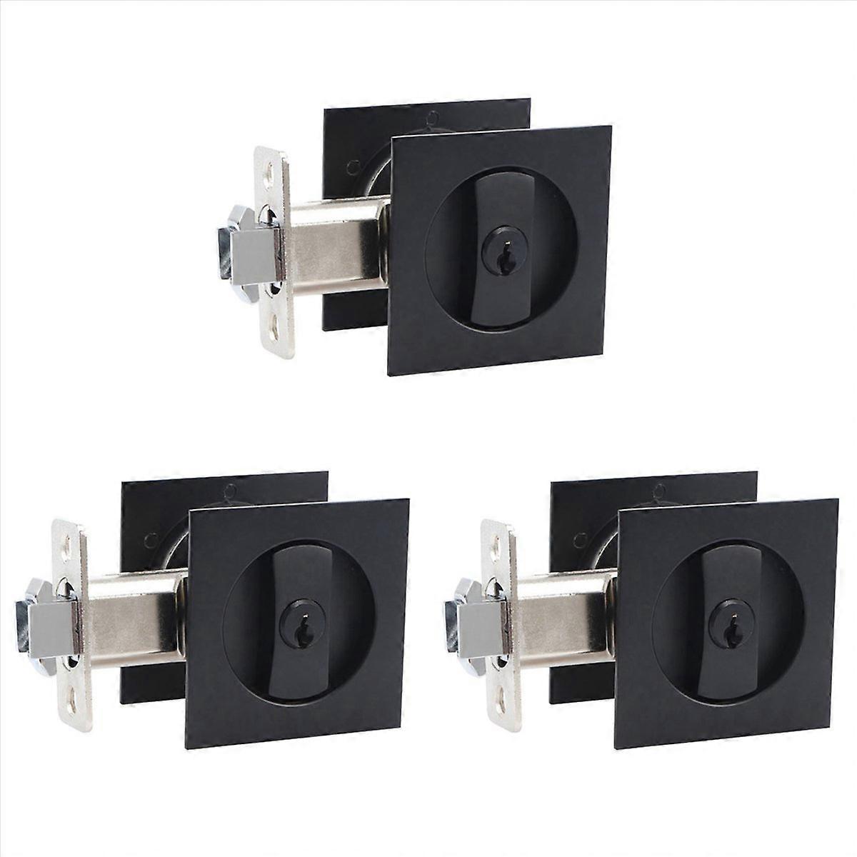 Hardware Anti-Theft Lock Contemporary Privacy Square Door Lock