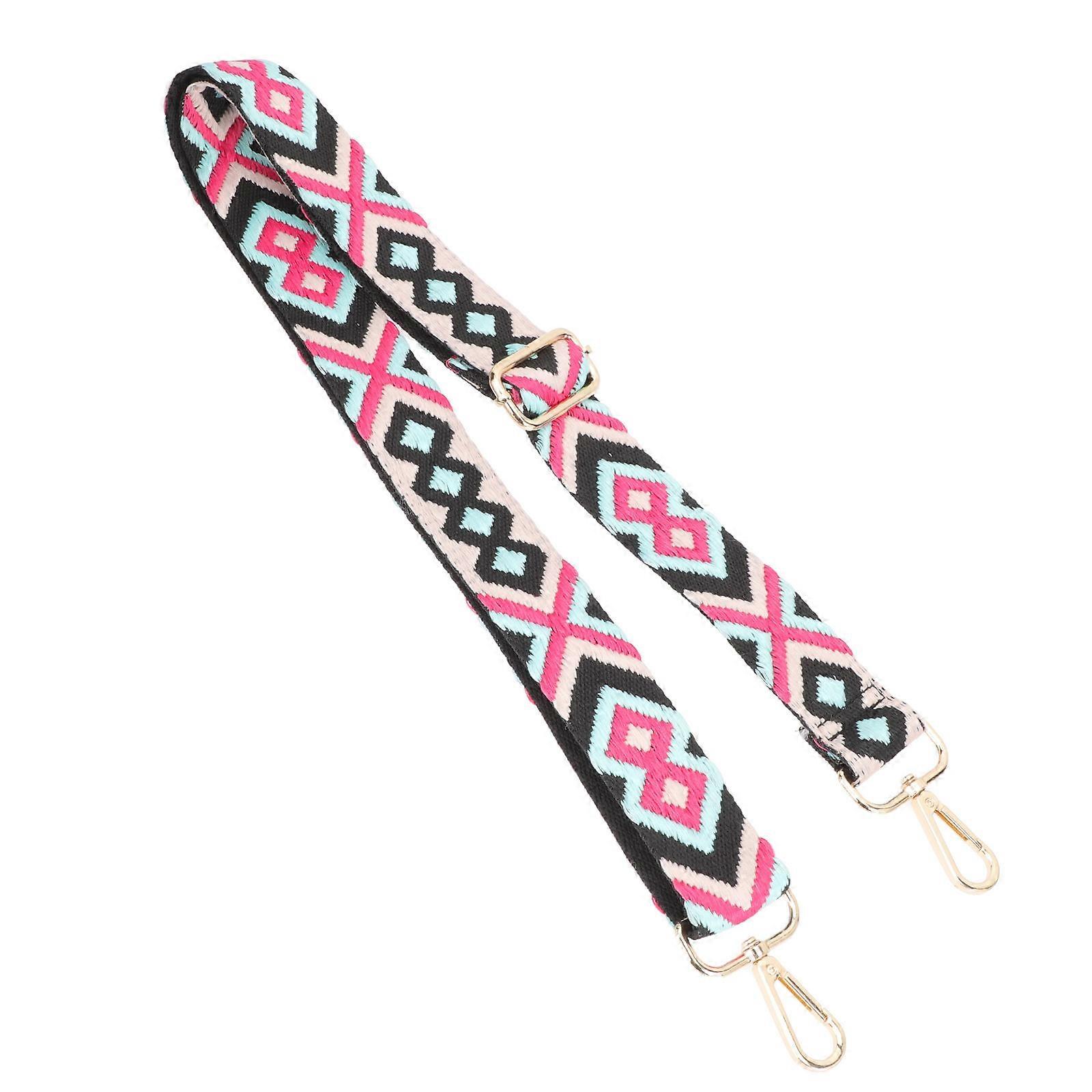 Durable Guitar Belt Adjustable Strap for Folk Guitar Black