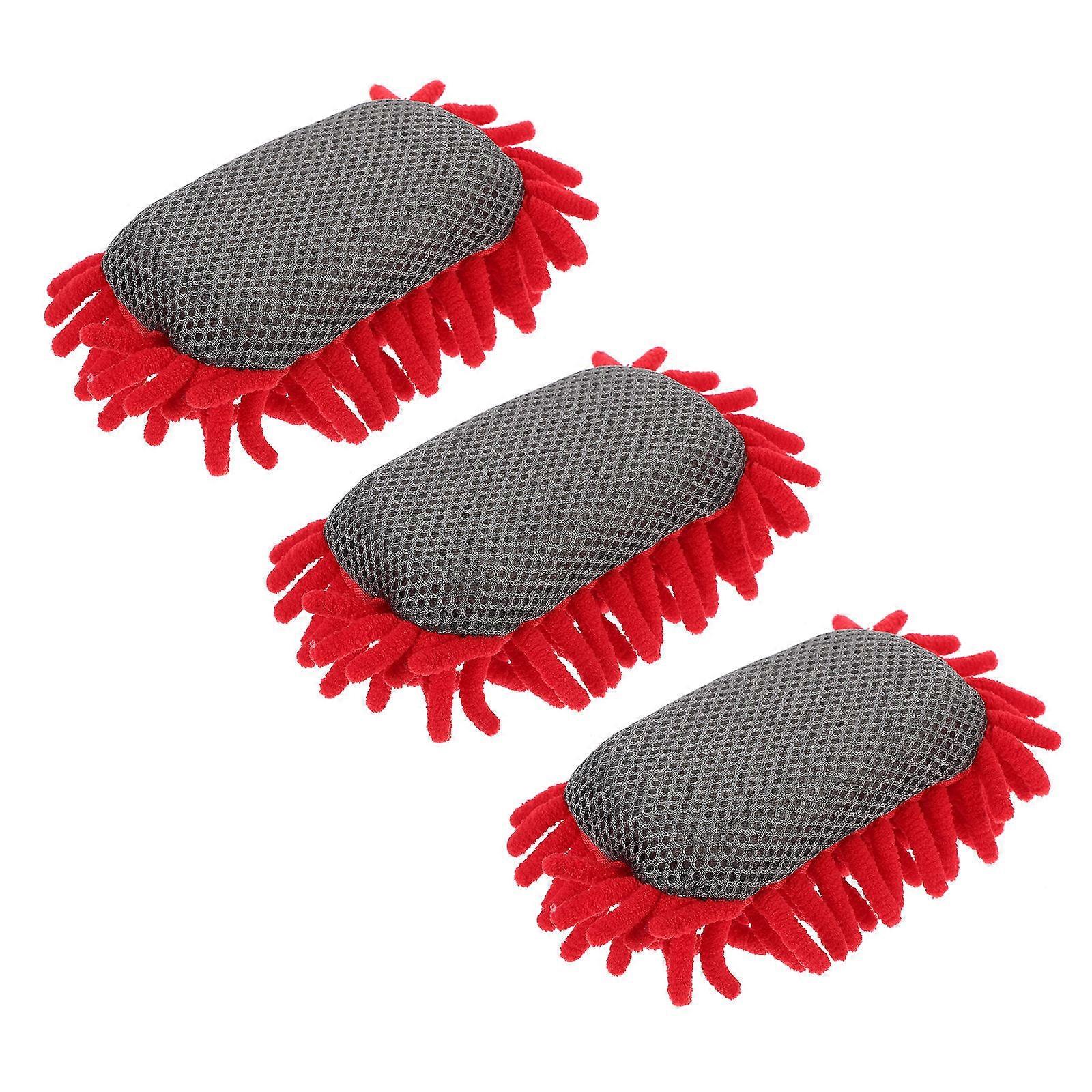 Blackboard Eraser Chenille Cleaning Sponge for School Use 3Pcs Set