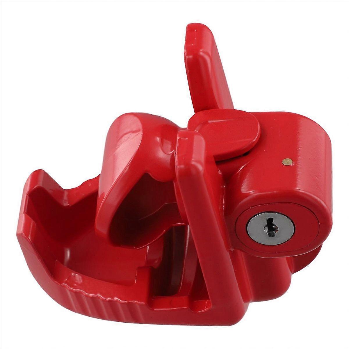 Connector Trailer Lock Heavy Duty Hitch Lock Tractor Hook Lock Red
