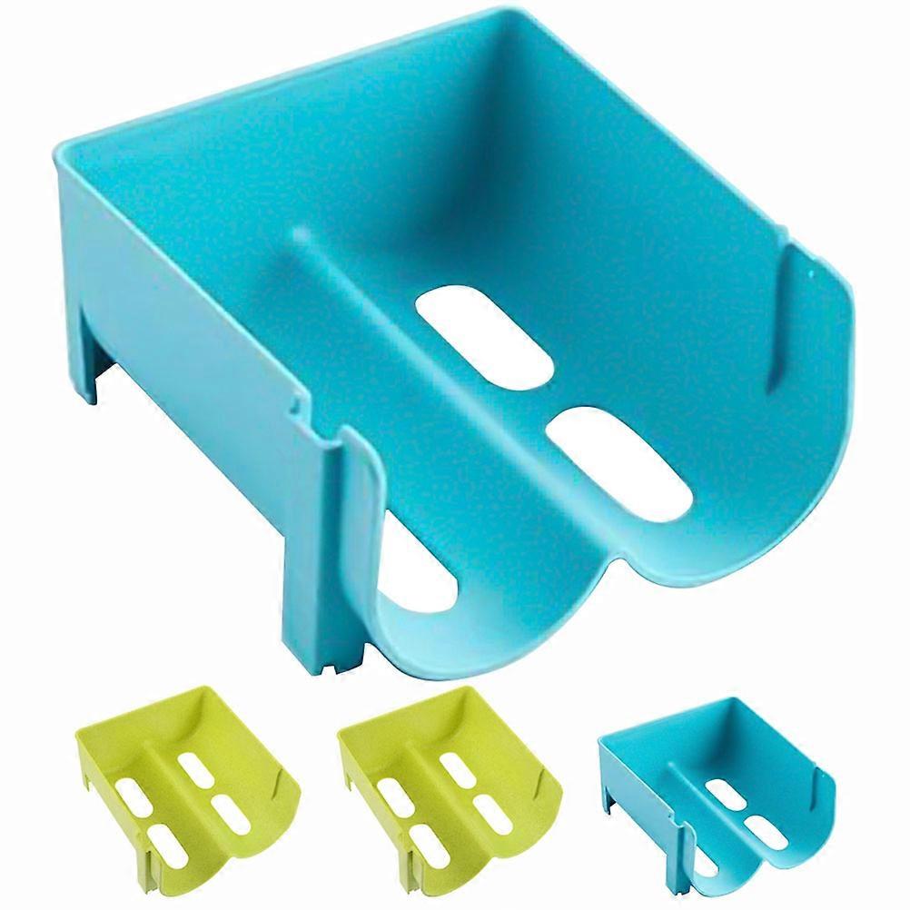 Refrigerator Storage Box Stackable Rack for Storage 4Pcs Assorted Colors