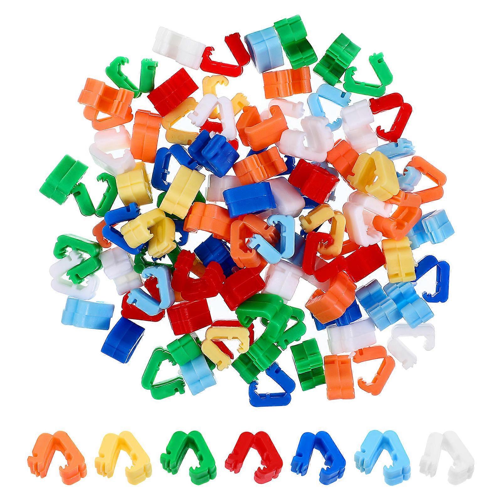 Party Balloons Clips Plastic Balloon Clips for Sealing 100Pcs Assorted