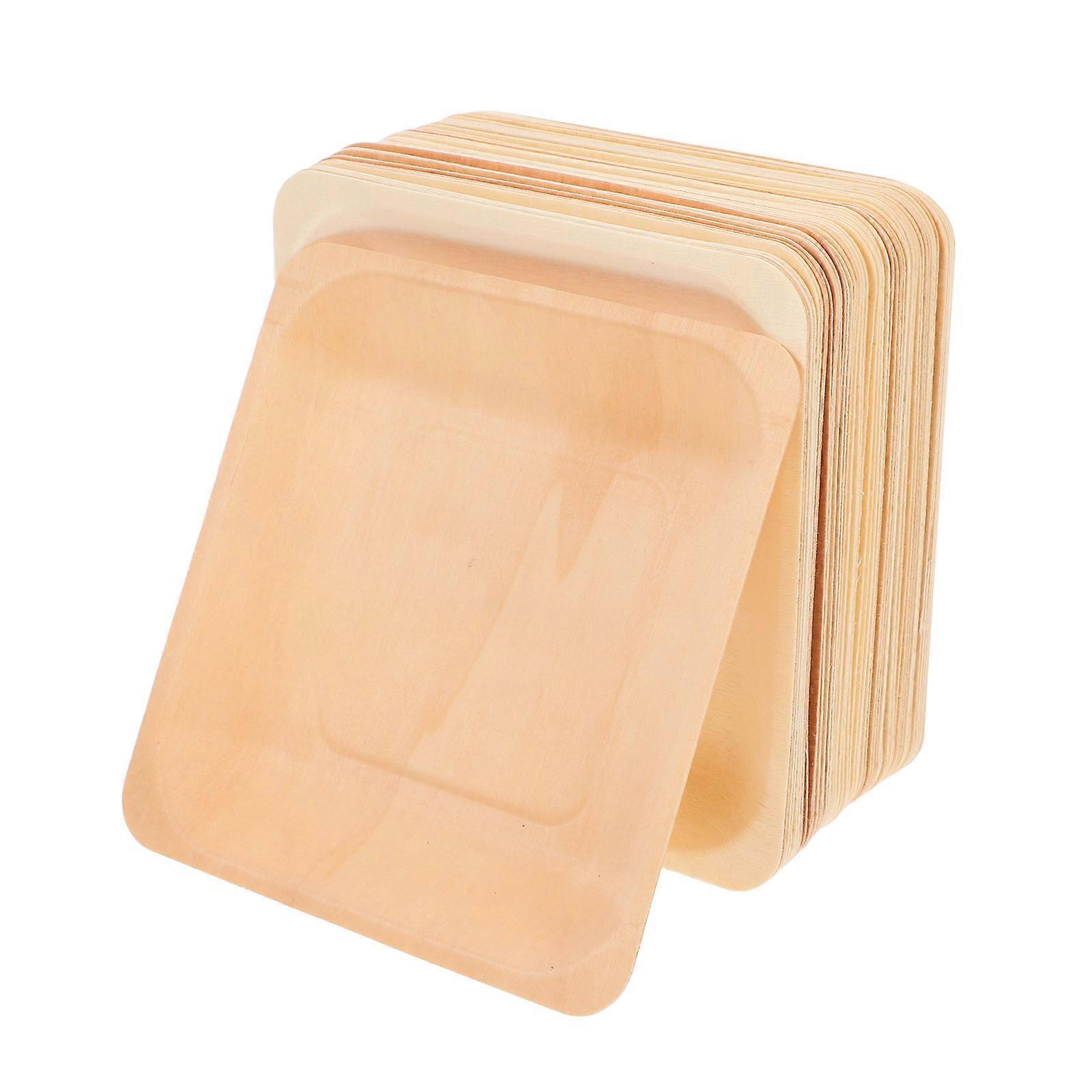 Wooden Square for Kitchen Use 100Pcs Pack