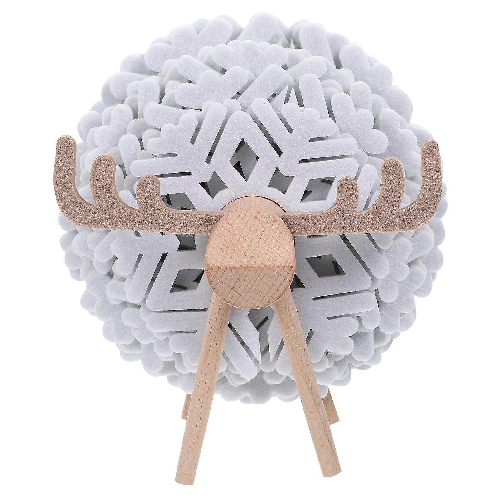 Snowflake Coasters Sheep Holder for Heat Insulation 1Set