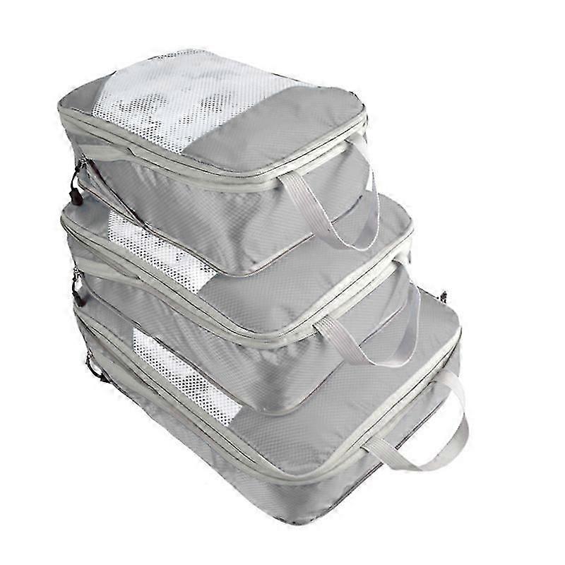 Suitcase Organization Set - Pack Cubes, Gray