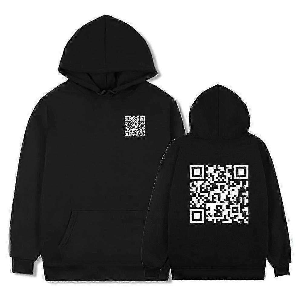 Funny FU QR Code Hoodie