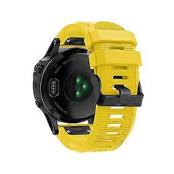 Silicone Watch Band 26mm Quick Fit Replacement Strap Sweat Resistant Durable Sport Wristband for Garmin Fenix 7X 6X 5X