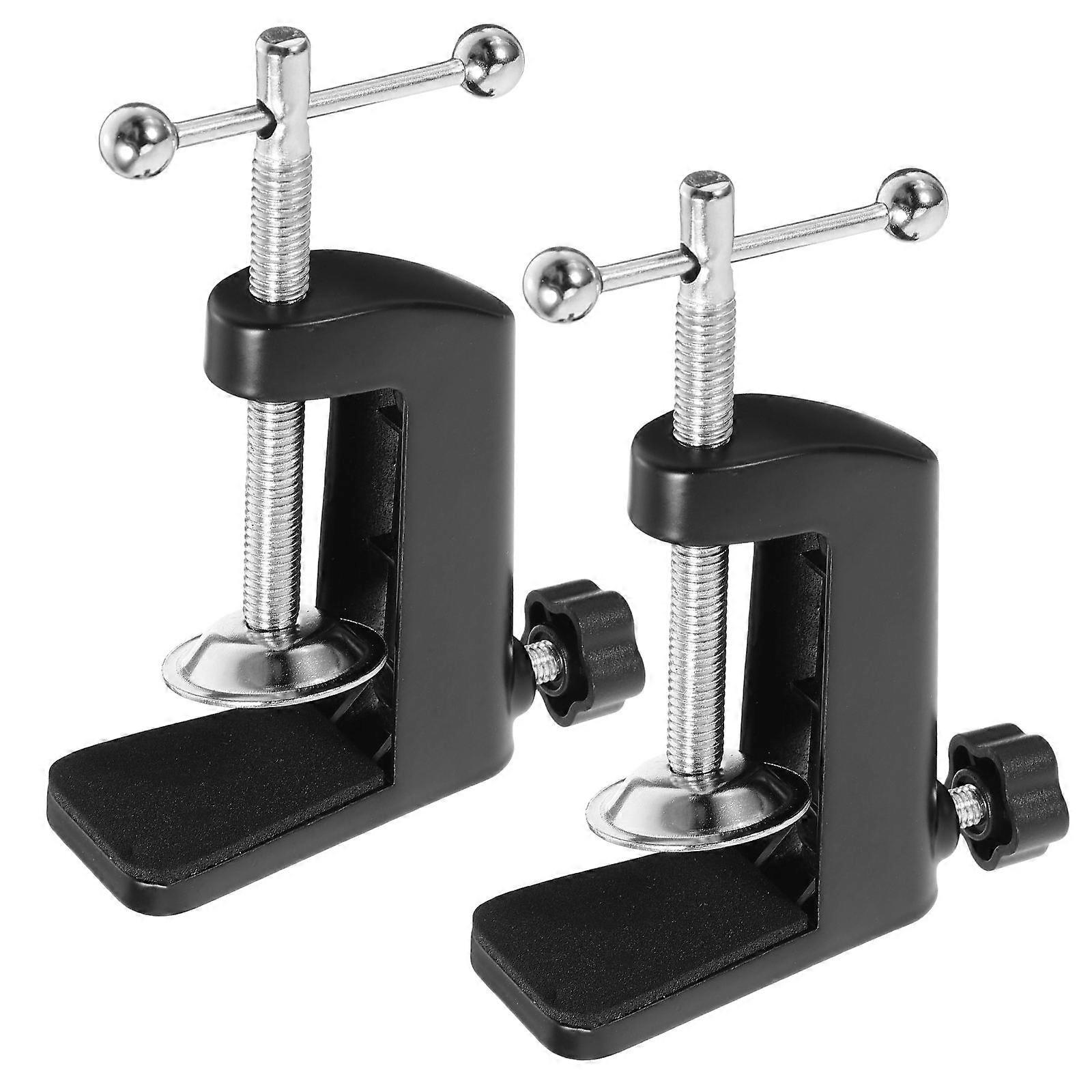 Microphone Stand Clamp Table Mount Arm Stand Clamp Adjustable 6Pcs Set