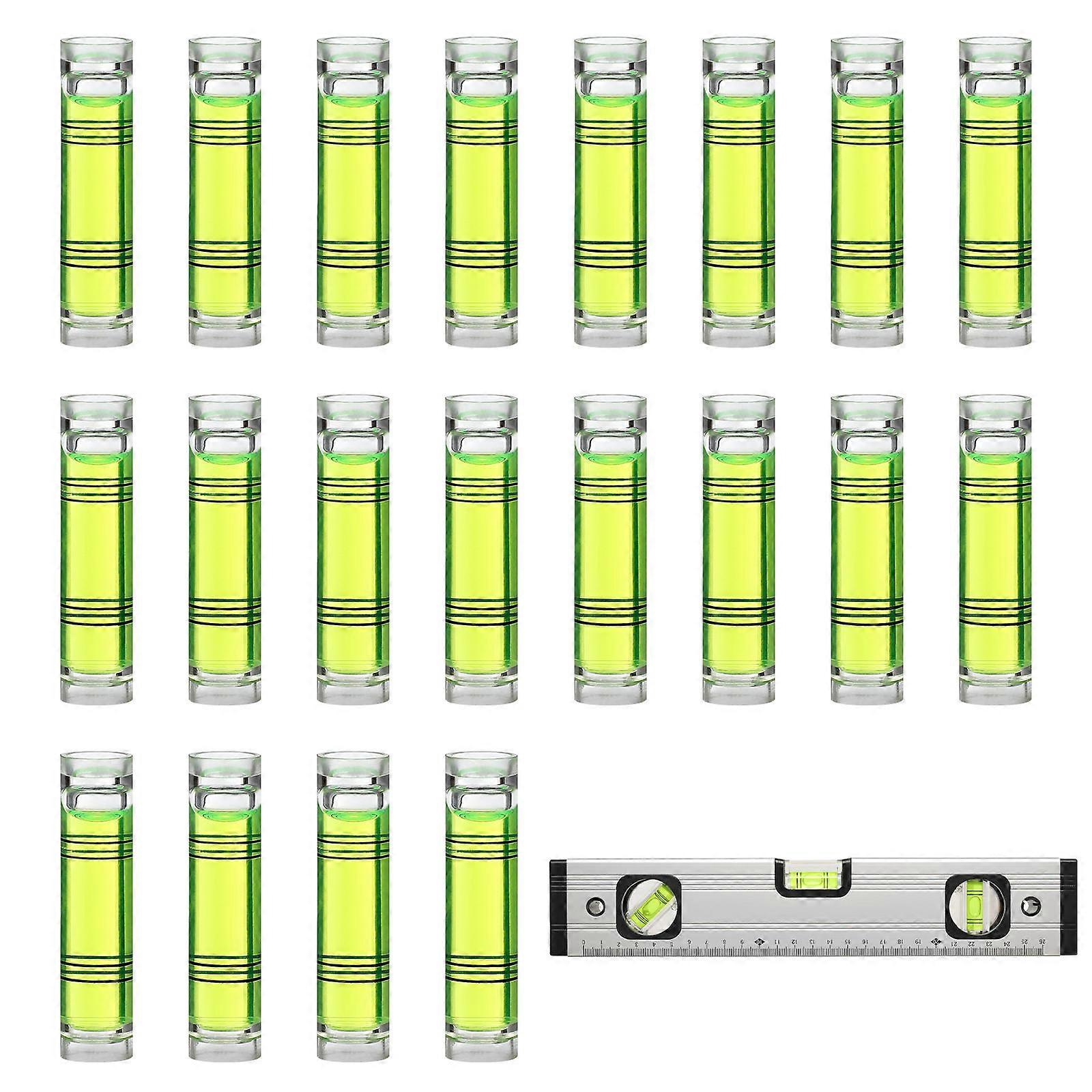 50 Pcs Tiny Horizontal Rulers Small Bubble Levels High Precision Measuring Instruments