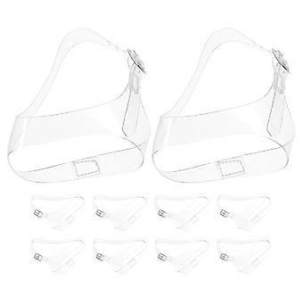 5Pairs Shoe Straps For Heels - TPU Transparent High Heel Straps - Anti Slip Detachable Shoe Belts Women Invisible Elastic Shoelace Accessories for Loo