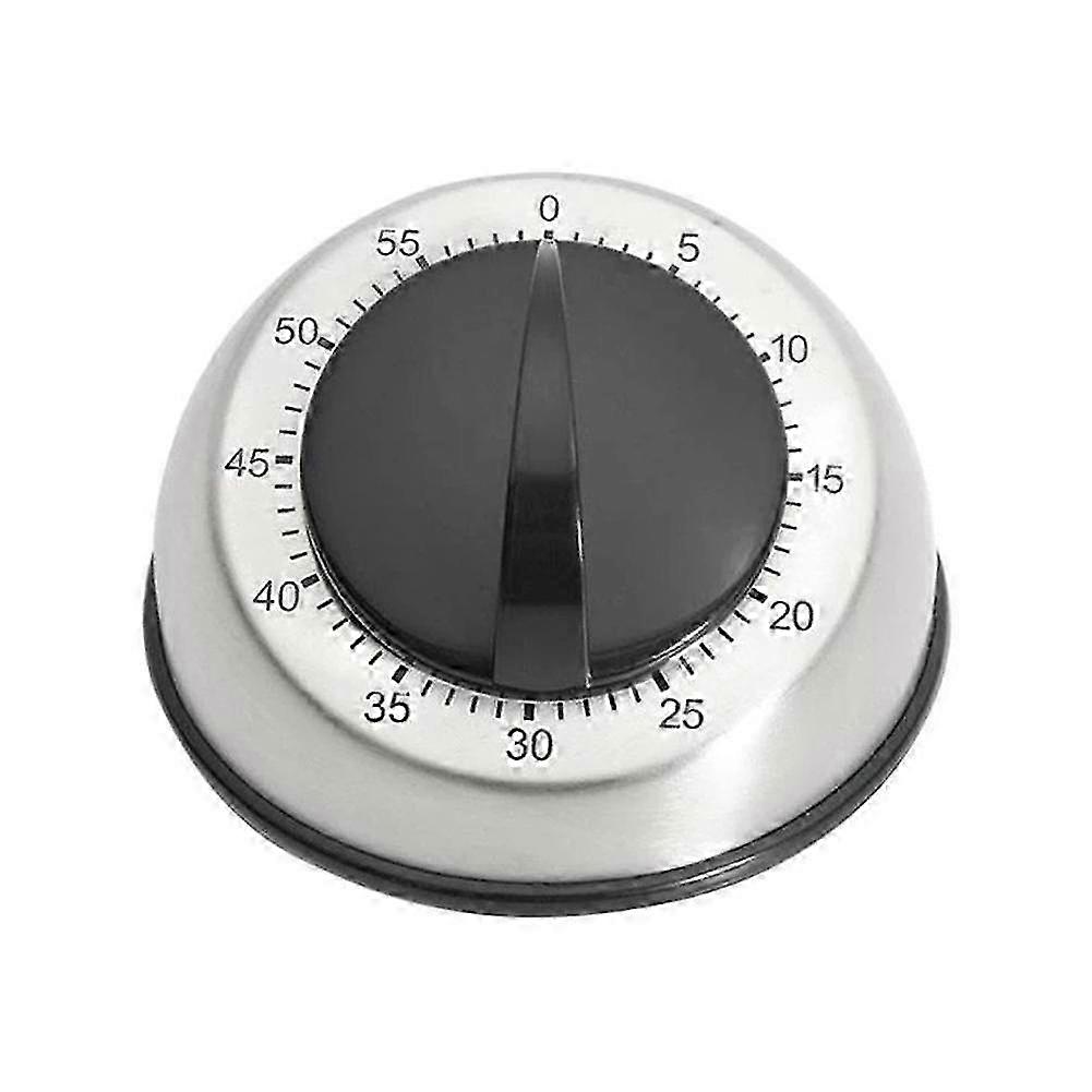 Stainless steel round table mechanical timer