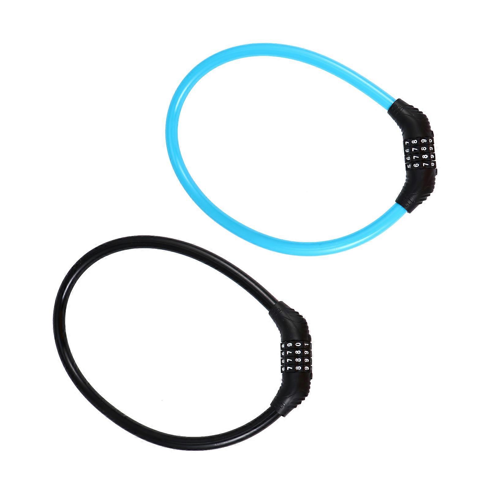 Bike Code Lock Chain for Security 4Pcs Four-Digit Anti-Theft Lock