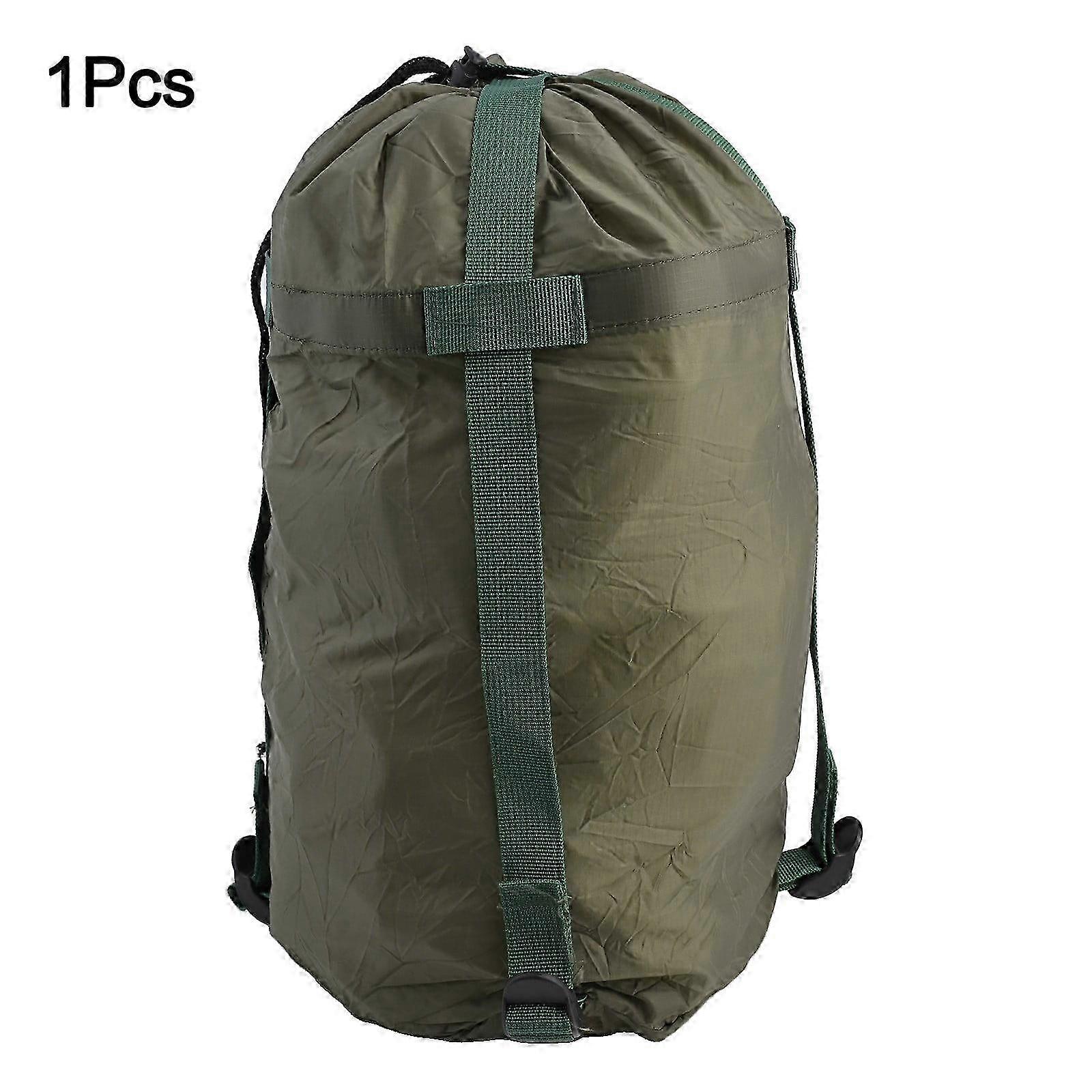 Sleeping Bag Compression Sack 20L Nylon Drawstring Storage Bag for Hammocks