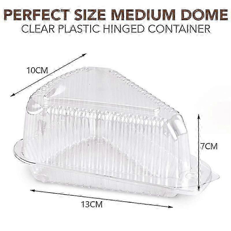 100Pcs Triangle Cheesecake Boxes Slice Cake Box Triangle Pie Holders Cake Boxes for Bakery Party Wedding