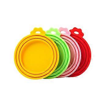 Silicone Can Cover Pet Food Storage Can Lid for Sealing 8Pcs Assorted Color