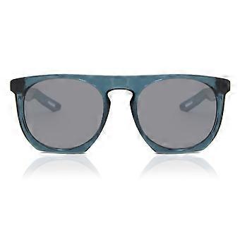 Nike FLATSPOT XXII DV2258 494 Vollrand-Sonnenbrille, transparent blau, oval, Unisex, UV3 Original