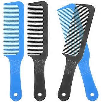 Hair Comb Antistatic Flat Head Comb for Cleaning 4Pcs Plastic Combs