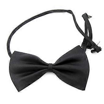 Nœud papillon pour chien, collier ajustable, noir