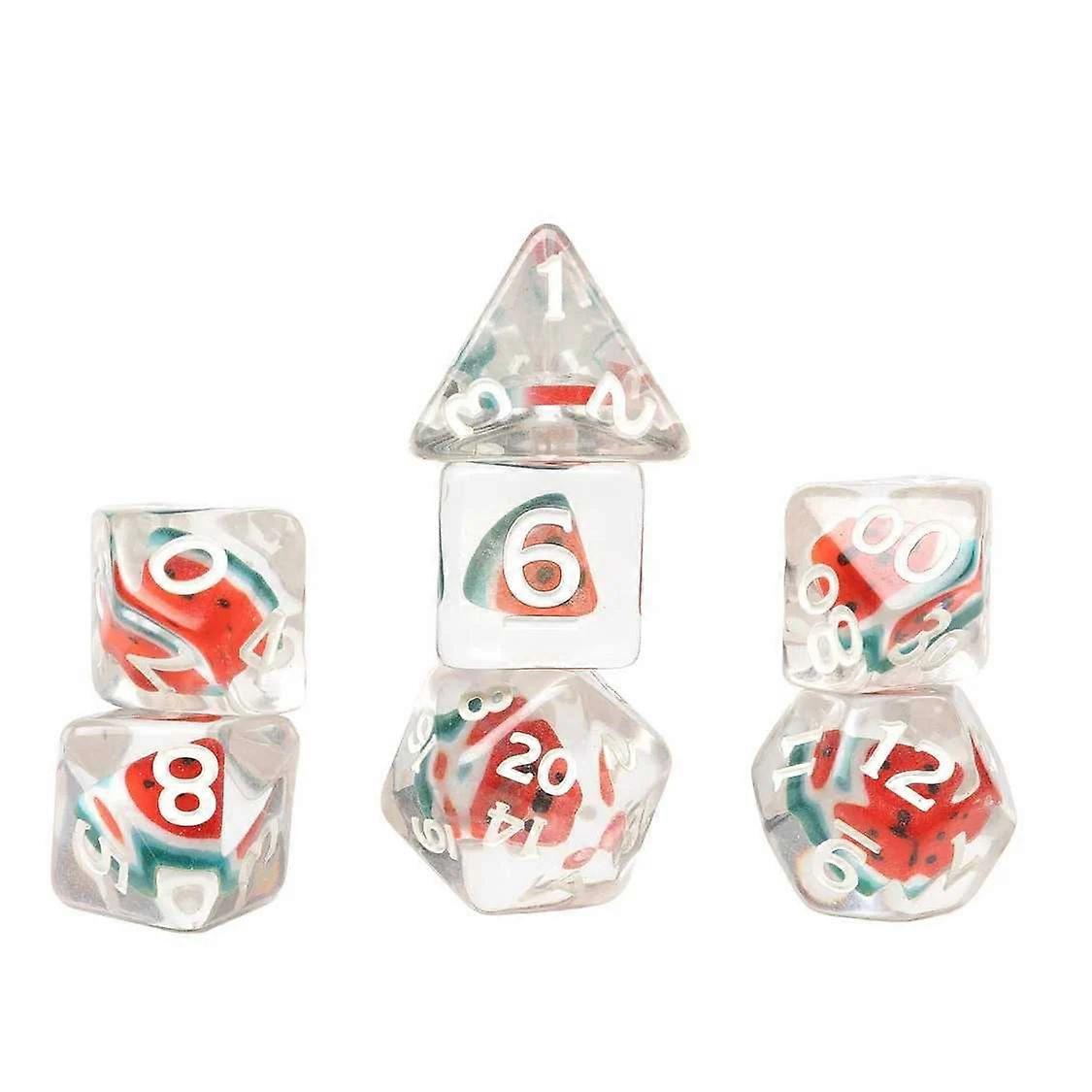 Sirius Dice Watermelon Fruit Slice Dice Set