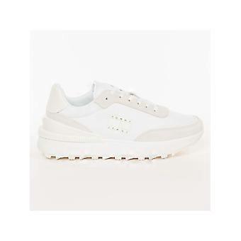 Tommy Jeans flag sneaker dames wit