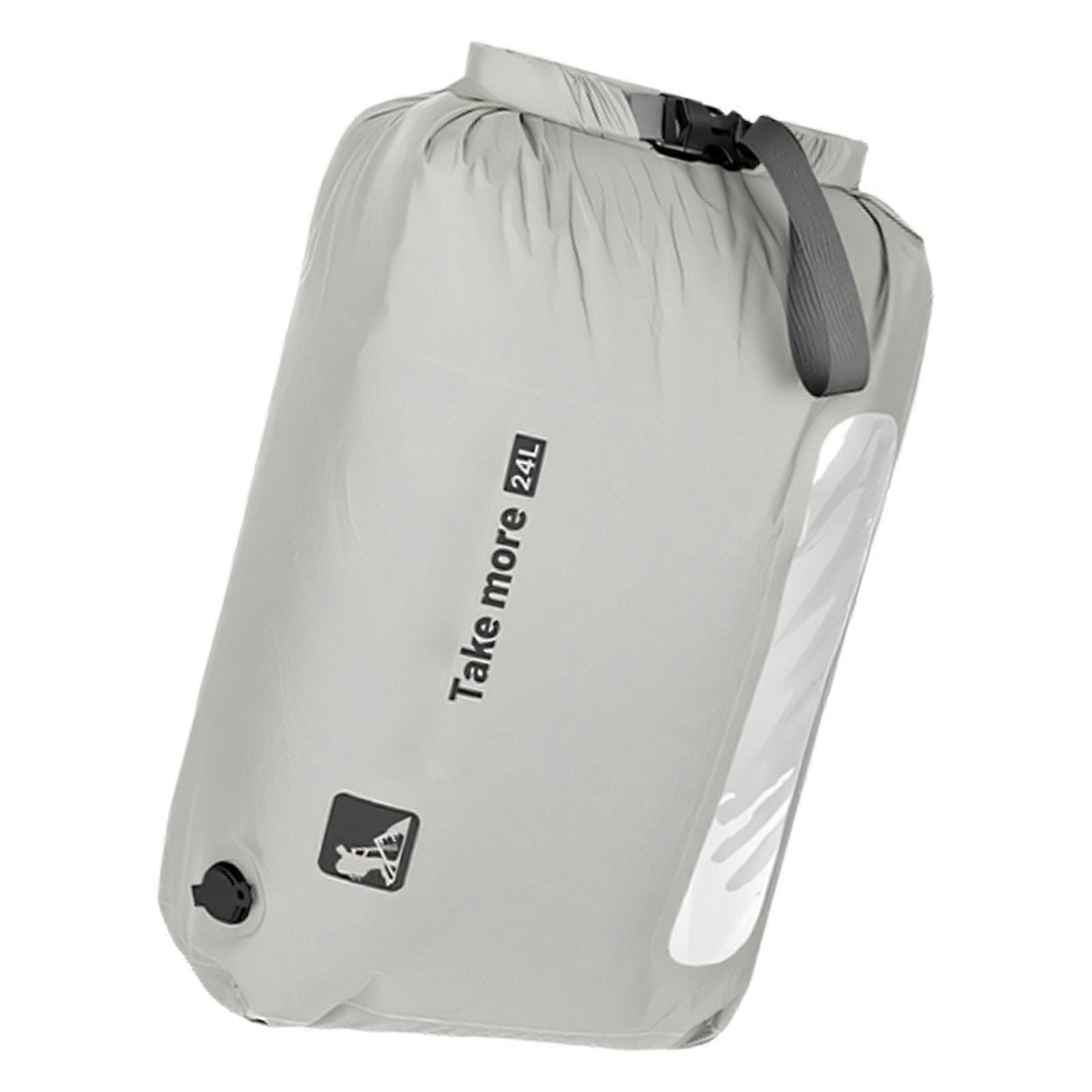 Sac de compression de voyage gain de place, technologie de décompression rapide, accessoire de voyage pour un rangement optimal, gris, 12 L