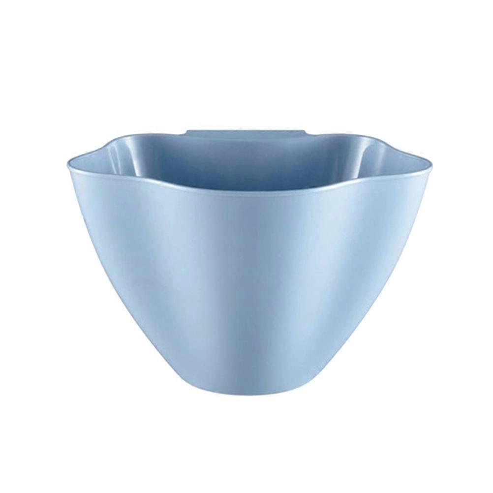 Kitchen Storage Box for Trash 3Pcs Hanging Plastic Garbage Storage Bin Blue