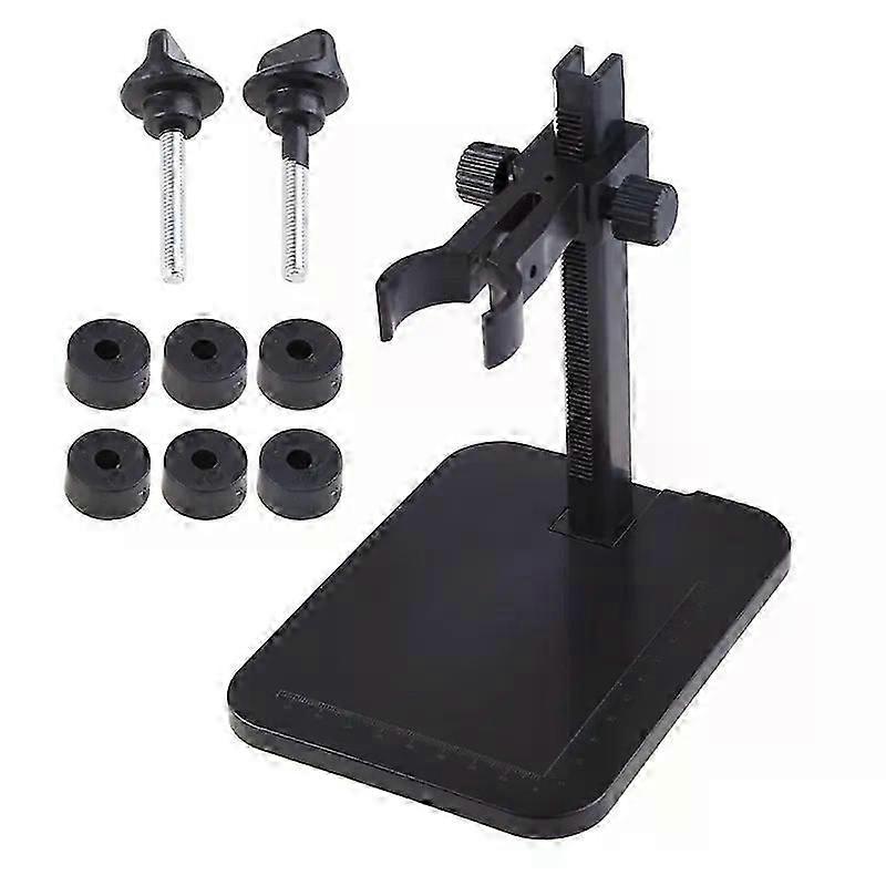 Aluminium Universal Adjustable Professional Base Stand Holder Desktop Support Bracket USB Digital Microscope Endoscope