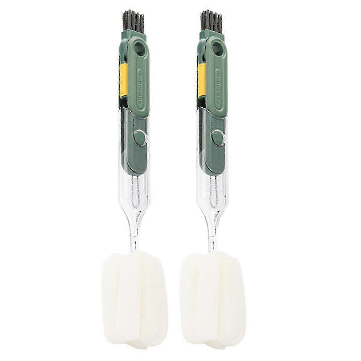 Use multi-function cup brush five-in-one sponge cup brush Green
