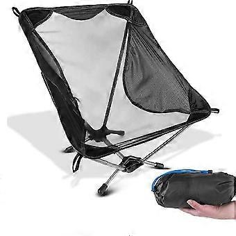 Ultralight Camping Chair Aluminum Alloy Light Weight Outdoor Folding Chair Moon Chair for Backpacking Hiking Travel LS