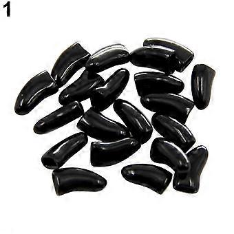 Puntos Pet Soft Silicone 20Pcs Dog Cat Kitten Paw Claw Control Sheath Nail Caps Covers