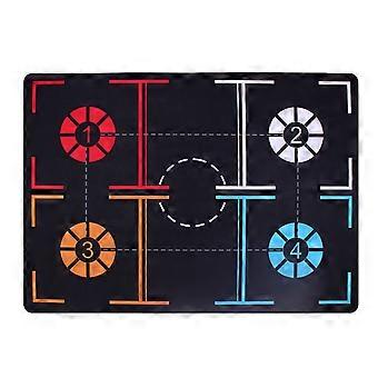 Alfombra de entrenamiento de baloncesto Kaesi Amortiguador de amortiguación Ayuda de regate silencioso Control de balón de regate antideslizante Alfombra de pisadas de baloncesto para niños adultos