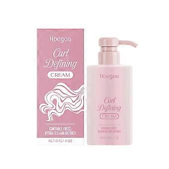 Hoegoa Curly Hair Care Setting Cream Natural fluffy and shiny hair setting cream