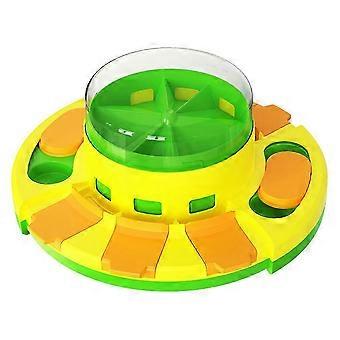 Interactive Puzzle Toy Compatible with Dogs Enrichment Pet Slow Feeder Dispenser Compatible with Dry Food Treat Dispenser B